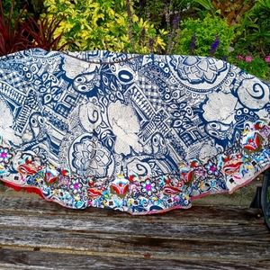 Oilily Skirt sz 44 waist 38" L@@K Vintage